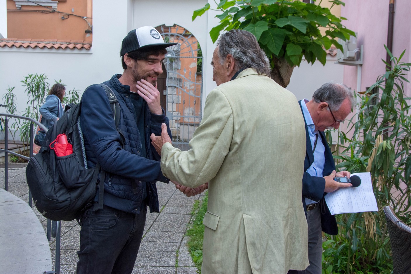 N'Toko, Milan Rakovac, Simpozij / Convegno, 19. Forum Tomizza, Palača Gravisi / Palazzo Gravisi, Skupnost Italijanov / Comunità degli Italiani „Santorio Santorio“, Koper / Capodistria, 17. 5. 2018 (foto Lado Jelen)
