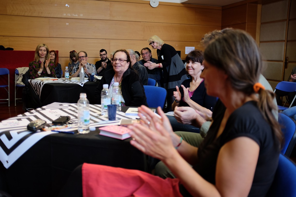 Laura Levi Tomizza, Sanja Roić, Zajednica Talijana „Fulvio Tomizza“ Umag / Comunità degli Italiani “Fulvio Tomizza“ Umago, 19. Forum Tomizza, 18. 5. 2018. (foto:Zaneto Paulin)