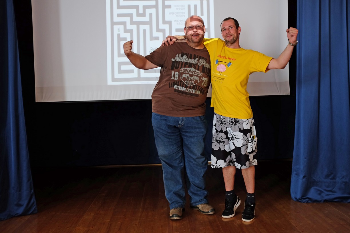 Tehnička podrška: Fabrizio i Endi, Zajednica Talijana „Fulvio Tomizza“ Umag / Comunità degli Italiani “Fulvio Tomizza“ Umago, 19. Forum Tomizza, 18. 5. 2018. (foto:Zaneto Paulin)