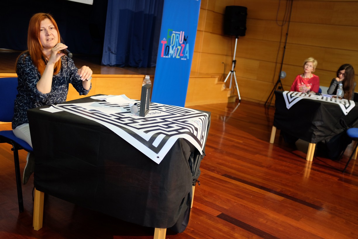 Tanja Stupar Trifunović, Zajednica Talijana „Fulvio Tomizza“ Umag / Comunità degli Italiani “Fulvio Tomizza“ Umago, 19. Forum Tomizza, 18. 5. 2018. (foto:Zaneto Paulin)