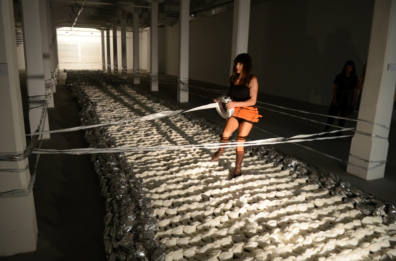 ASILO: performance artistica di Slavica Marin (Umago, 18.5.2018)
