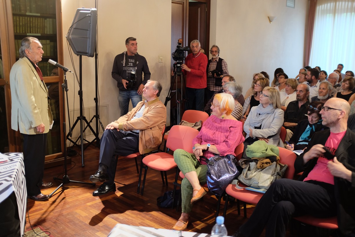 Milan Rakovac, Simpozij / Convegno, 19. Forum Tomizza, Palača Gravisi / Palazzo Gravisi, Skupnost Italijanov / Comunità degli Italiani „Santorio Santorio“, Koper / Capodistria, 17. 5. 2018 (foto Zaneto Paulin)