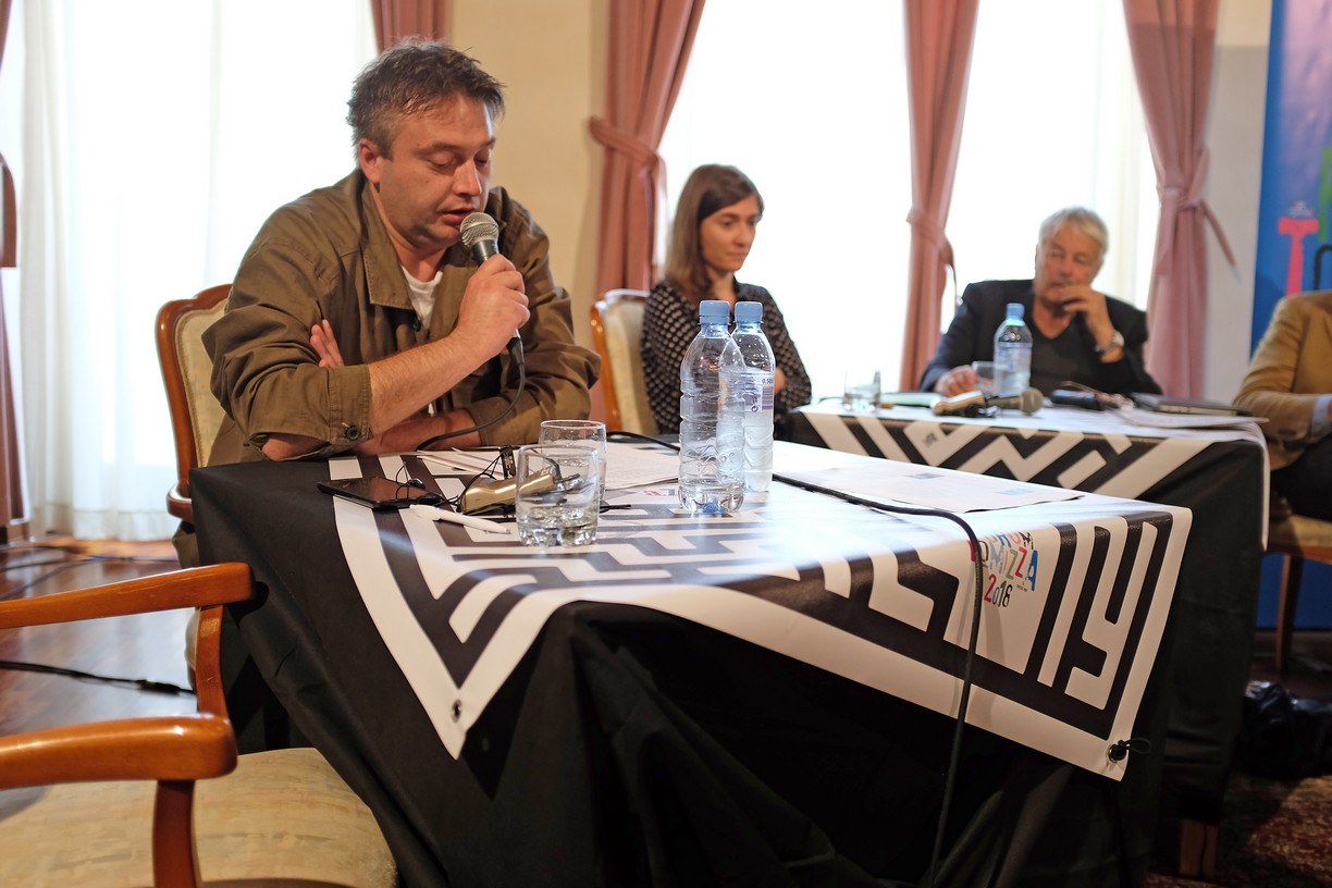 Emir Imamović Pirke, Simpozij / Convegno, 19. Forum Tomizza, Palača Gravisi / Palazzo Gravisi, Skupnost Italijanov / Comunità degli Italiani „Santorio Santorio“, Koper / Capodistria, 17. 5. 2018 (foto Zaneto Paulin)